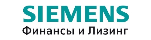 Баннер с надписью 'SIEMENS, Финансы и лизинг'