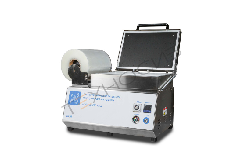 Скин-упаковочная машина HLV-300VST NEW на два лотка (глубина лотка 55 мм) Техно-Сиб - Купить с доставкой по всей России 