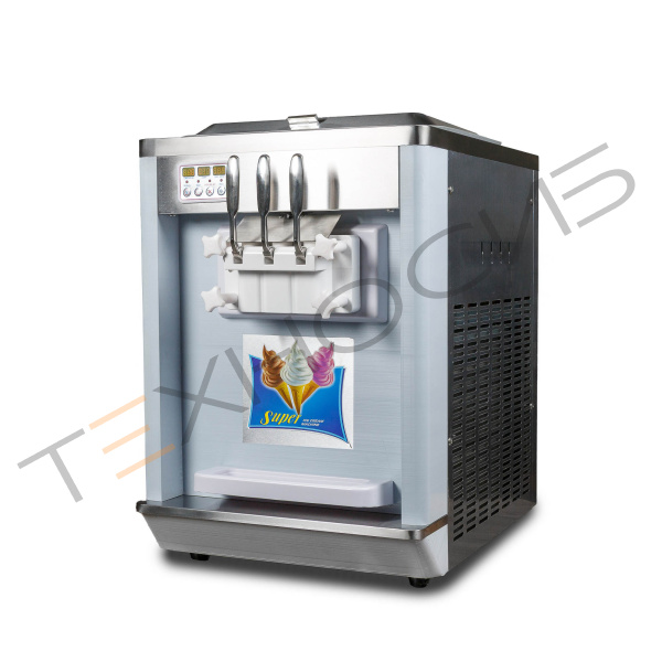 Фризер для мягкого мороженого HIM-03 с функцией ночного хранения и помпой (3 рожка) Техно-Сиб - Купить с доставкой по всей России 