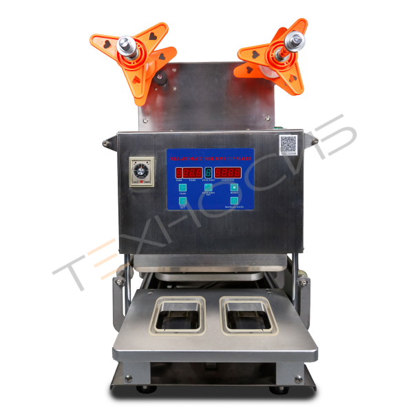 Запайщик лотков HL-95A SS (182*96*(20-55) мм, 2 лотка за цикл, счетчик, уголок надрыва пленки) Техно-Сиб - Купить с доставкой по всей России