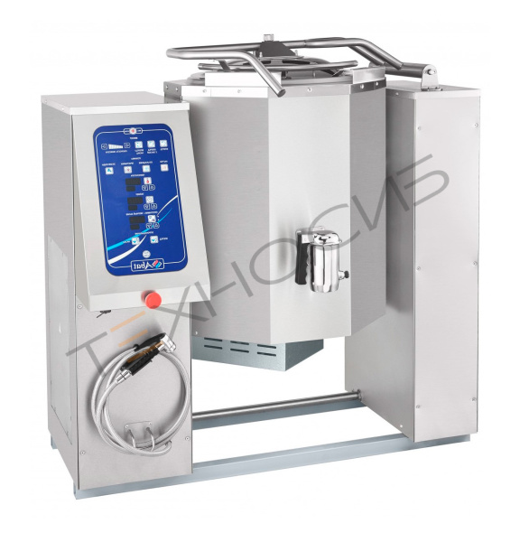 Котел пищеварочный электрический с функциями опрокидывания КПЭМ-250-ОМ2 со сливным краном Техно-Сиб - Купить с доставкой по всей России