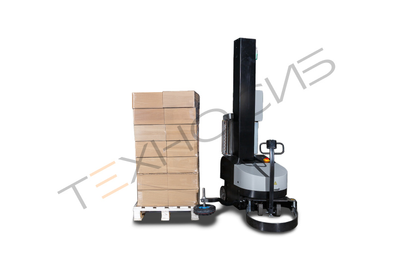 Мобильный паллетообмотчик (паллетоупаковщик) ROBO-MS  Техно-Сиб - Купить с доставкой по всей России 