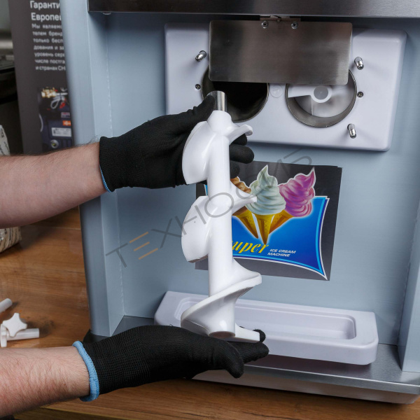 Фризер для мягкого мороженого HIM-03 с функцией ночного хранения и помпой (3 рожка) Техно-Сиб - Купить с доставкой по всей России 19