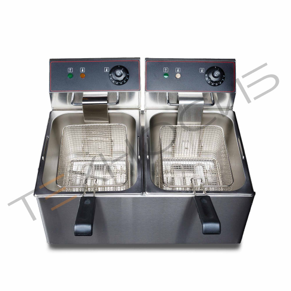 Фритюрница HEF-4L-2 (2 емкости) Техно-Сиб - Купить с доставкой по всей России 