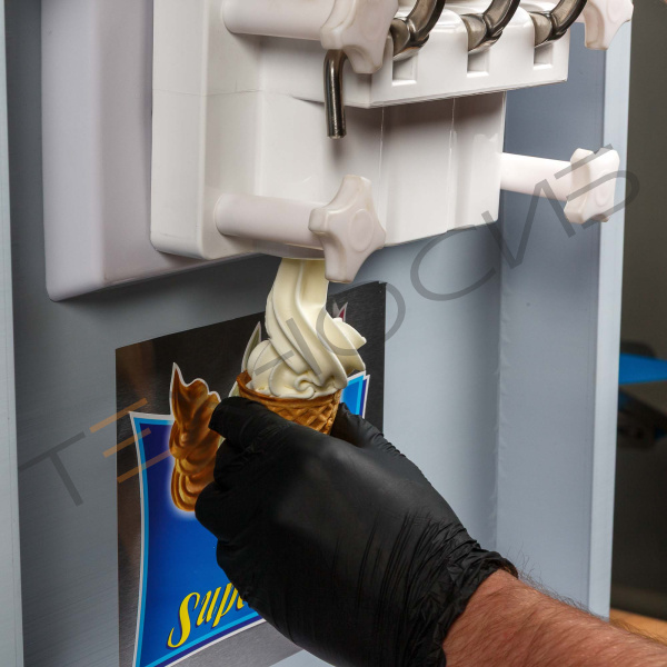 Фризер для мягкого мороженого HIM-03 с функцией ночного хранения и помпой (3 рожка) Техно-Сиб - Купить с доставкой по всей России 9