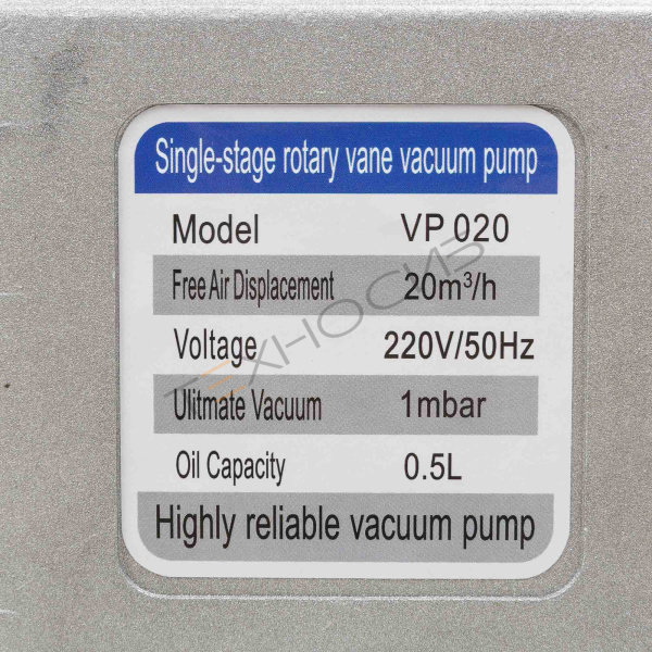 Вакуумный насос VP020 с двигателем 220В для EV40, EV41, EV50, EV51, EV52, EV62 Техно-Сиб - Купить с доставкой по всей России 2