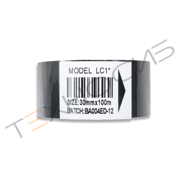 Термолента 30мм*100м (черная, Chineese type) LC1 Техно-Сиб - Купить с доставкой по всей России 2