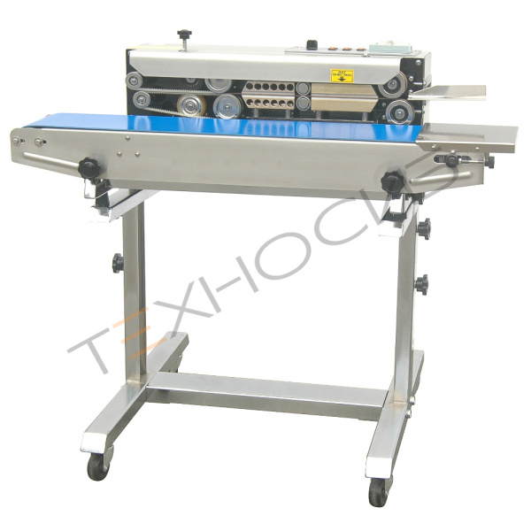 Роликовый конвейерный запайщик горизонтальный на консоли FRB-770III SS (нерж.) Техно-Сиб - Купить с доставкой по всей России