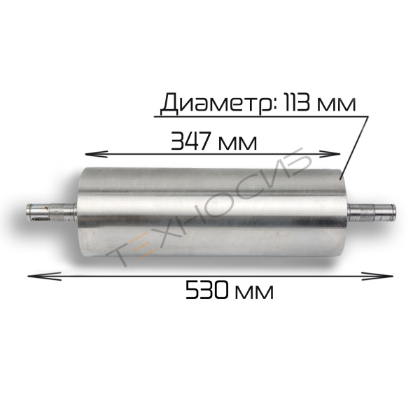 Валки тестораскаточные для YP-350 (нерж., комплект из 2 шт) Техно-Сиб - Купить с доставкой по всей России 2