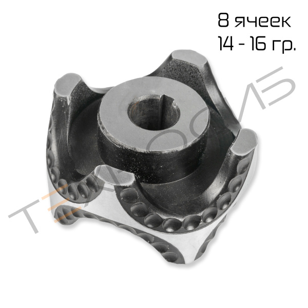 Матрица формующая для JGL-135-5B (8 ячеек, 14-16 гр., 52-100мм, волнистый край) Техно-Сиб - Купить с доставкой по всей России 2