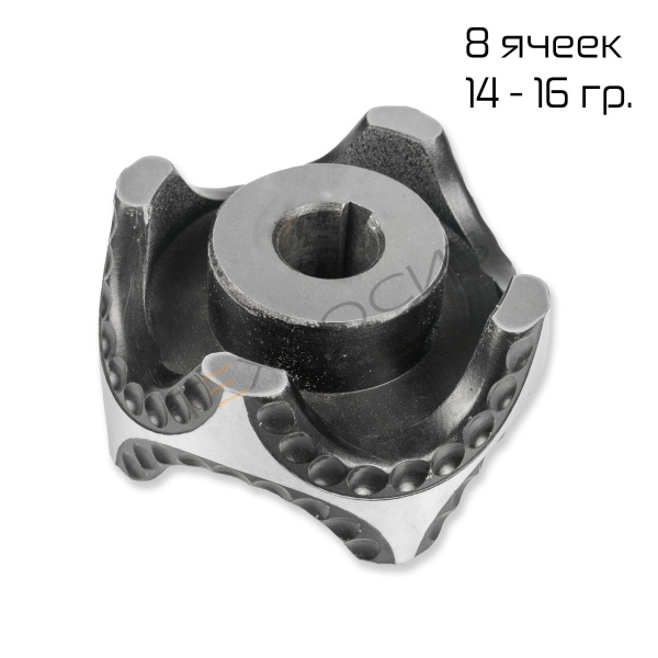 Матрица формующая для JGL-135-5B (8 ячеек, 14-16 гр., 52-100мм, волнистый край) Техно-Сиб - Купить с доставкой по всей России 2