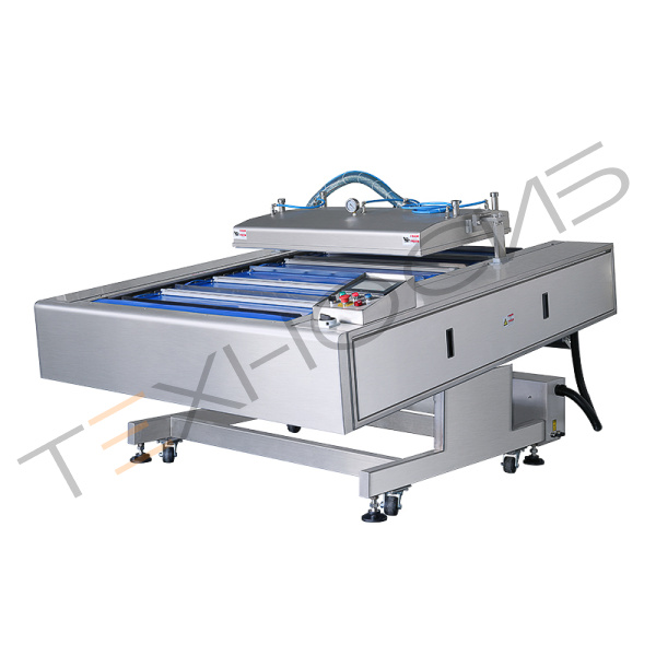 Автоматическая вакуум упаковочная машина конвейерного типа HVB-1020F/1 (DZ-1020F) Техно-Сиб - Купить с доставкой по всей России 3