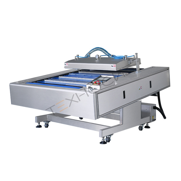 Автоматическая вакуум упаковочная машина конвейерного типа HVB-1020F/1 (DZ-1020F) Техно-Сиб - Купить с доставкой по всей России 3