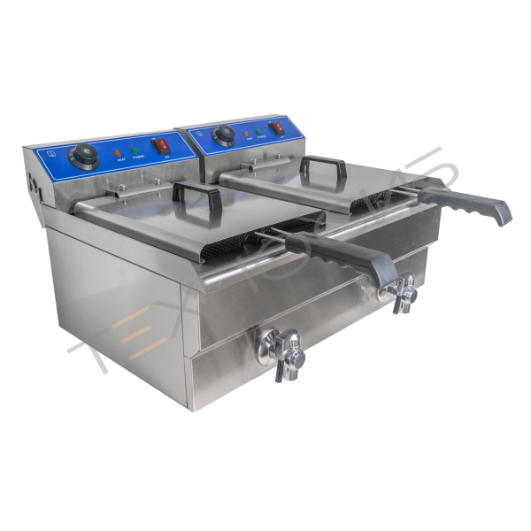 Фритюрница (2 емкости) HEF-10L Техно-Сиб - Купить с доставкой по всей России