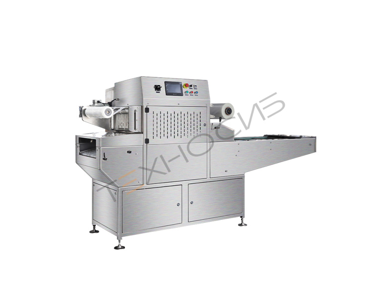 Автоматический конвейерный запайщик лотков с функцией вакуумизации и газации HVT-450A/4 V2 (210*148 нерж., скин, дв. ст. 100м3/ч) Техно-Сиб - Купить с доставкой по всей России 