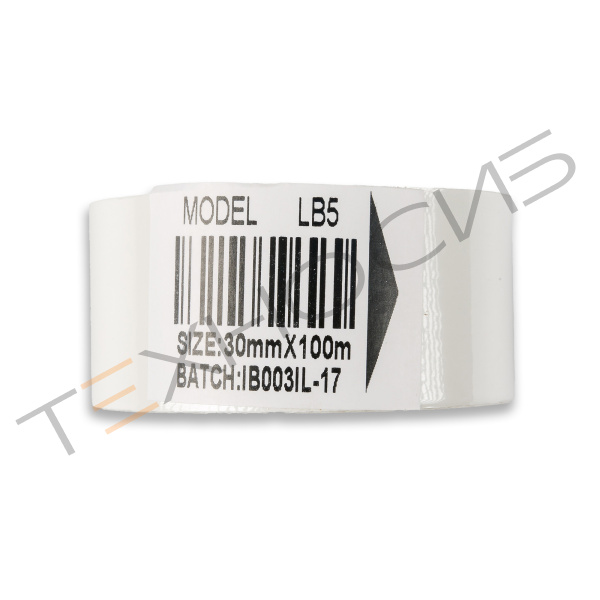 Термолента 30мм*100м (белая, Chineese type) Техно-Сиб - Купить с доставкой по всей России 