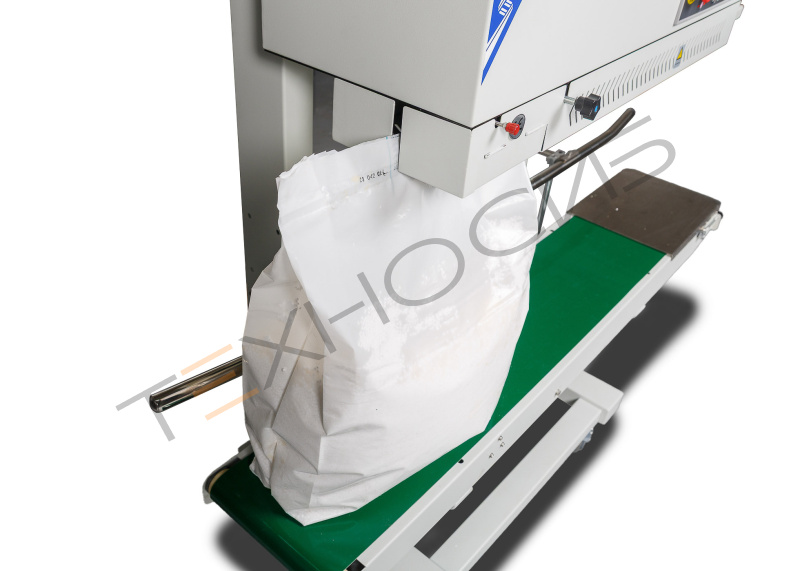 Роликовый (конвейерный) запайщик для тяжелых мешков FRCM-1120L (с датером) Техно-Сиб - Купить с доставкой по всей России 6