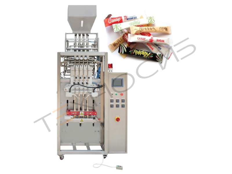 Автомат для фасовки сахара в стик-пакетики DBK80 Автомат для фасовки сахара в стик-пакетики DBK80 Техно-Сиб - Купить с доставкой по всей России