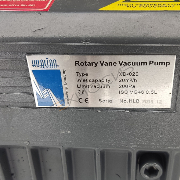 Вакуумный насос XDZ-20 (HM), в сборе с двигателем, 20 м³/ч, 220 В, для DZ, HVC, HVT, TB Техно-Сиб - Купить с доставкой по всей России 4