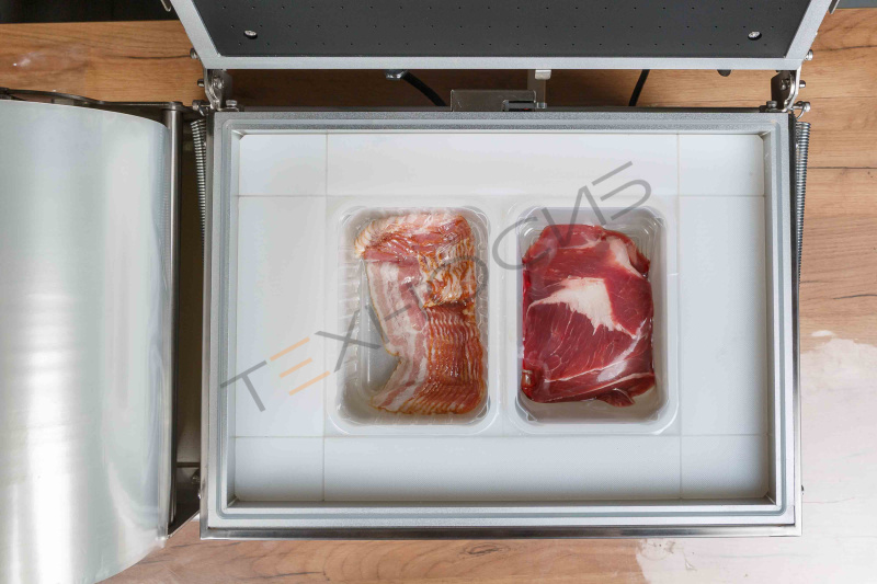 Скин-упаковочная машина HLV-300VST NEW на два лотка (глубина лотка 55 мм) Техно-Сиб - Купить с доставкой по всей России 14