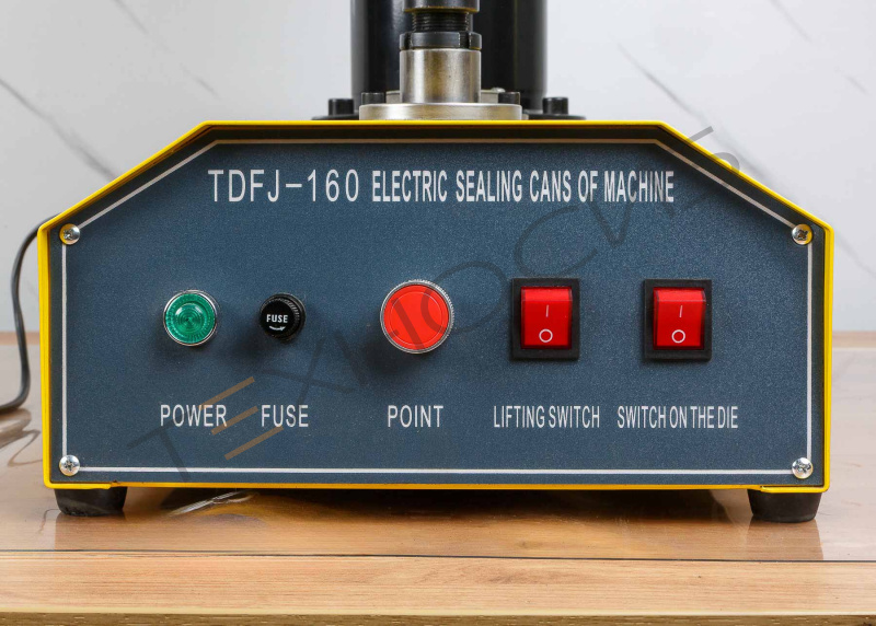 Укупорочная машина для жестяных крышек HLTDFJ-160II (⌀ 100 мм) Техно-Сиб - Купить с доставкой по всей России 14