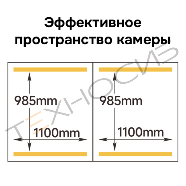 Напольная двухкамерная вакуум-упаковочная машина HVC-1100S/2B (нерж., газ, автоподъем крыш) Техно-Сиб - Купить с доставкой по всей России 2