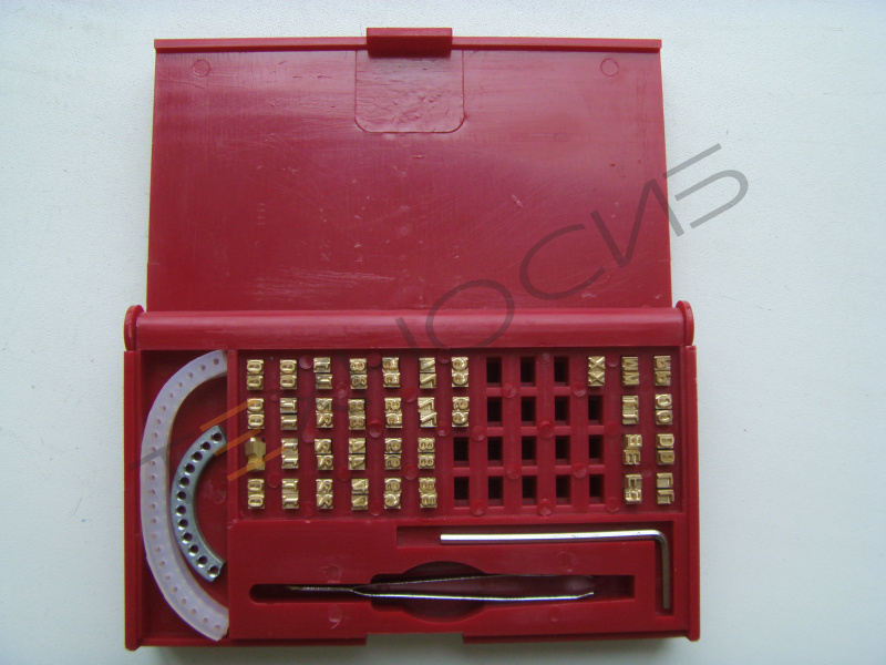 Комплект литер для MY-380F/812A/812G (10,5 PT тип T) Техно-Сиб - Купить с доставкой по всей России 6