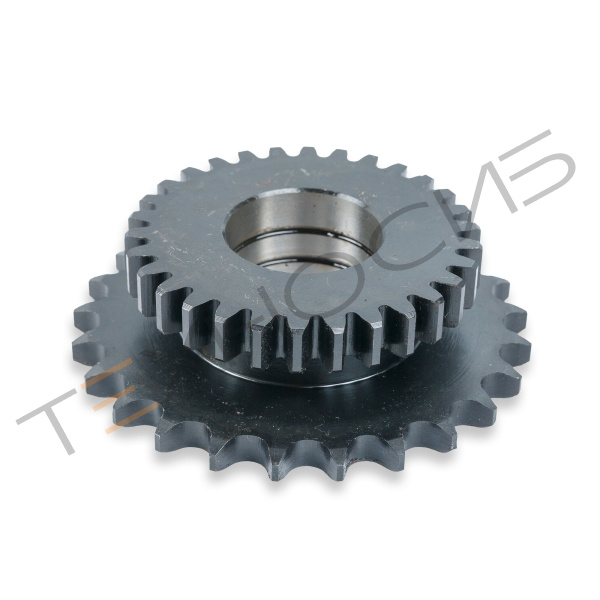 Звездочка двойная привода узла горизонтальной запайки для DXDK-150II Техно-Сиб - Купить с доставкой по всей России 