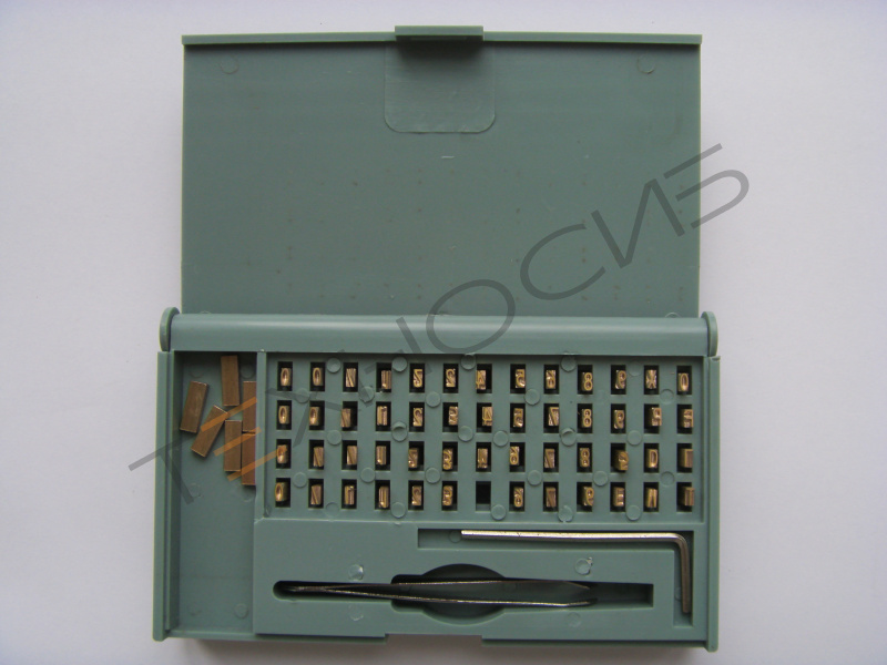 Комплект литер для HP-280 (2*4*15 мм) Техно-Сиб - Купить с доставкой по всей России 5