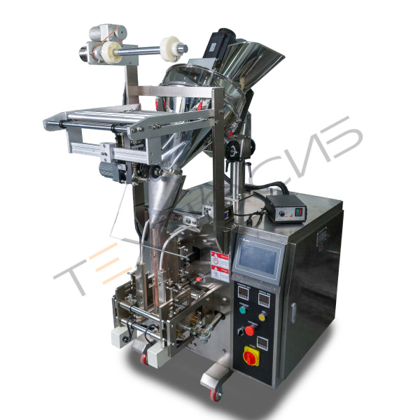 Машина для упаковки трудно-сыпучих продуктов и порошков DXDF-100AX (15-100 мл,4-х шовн., шир.пленки 240 мм, насечка, датер HP-241G, зубчатый нож, шов Машина для упаковки трудно-сыпучих продуктов и порошков DXDF-100AX (15-100 мл,4-х шовн., шир.пленки 240 мм, насечка, датер HP-241G, зубчатый нож, шов Техно-Сиб - Купить с доставкой по всей России