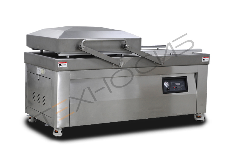 Напольная двухкамерная вакуум-упаковочная машина HVC-720S/2B-G SS (нерж., газ, электр. панель, 380В)  Техно-Сиб - Купить с доставкой по всей России 3