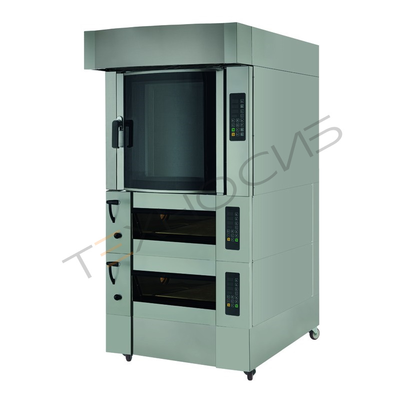 Комбинированная мини-ротационная печь Combi 540E на 5+4 листов 600*400 Техно-Сиб - Купить с доставкой по всей России