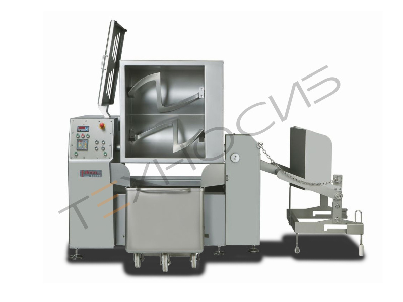 Вакуумная фаршемешалка AV-300 со встроенным гидравлическим загрузчиком Техно-Сиб - Купить с доставкой по всей России