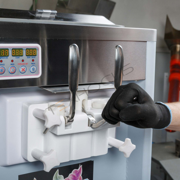 Фризер для мягкого мороженого HIM-03 с функцией ночного хранения и помпой (3 рожка) Техно-Сиб - Купить с доставкой по всей России 18