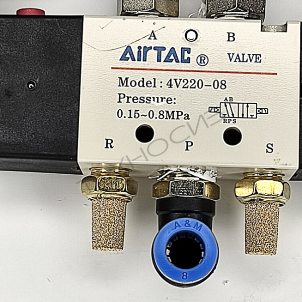 Пневмораспределитель 4V220-08/220 (в комлекте с коннекторами 2 шт) Техно-Сиб - Купить с доставкой по всей России 3