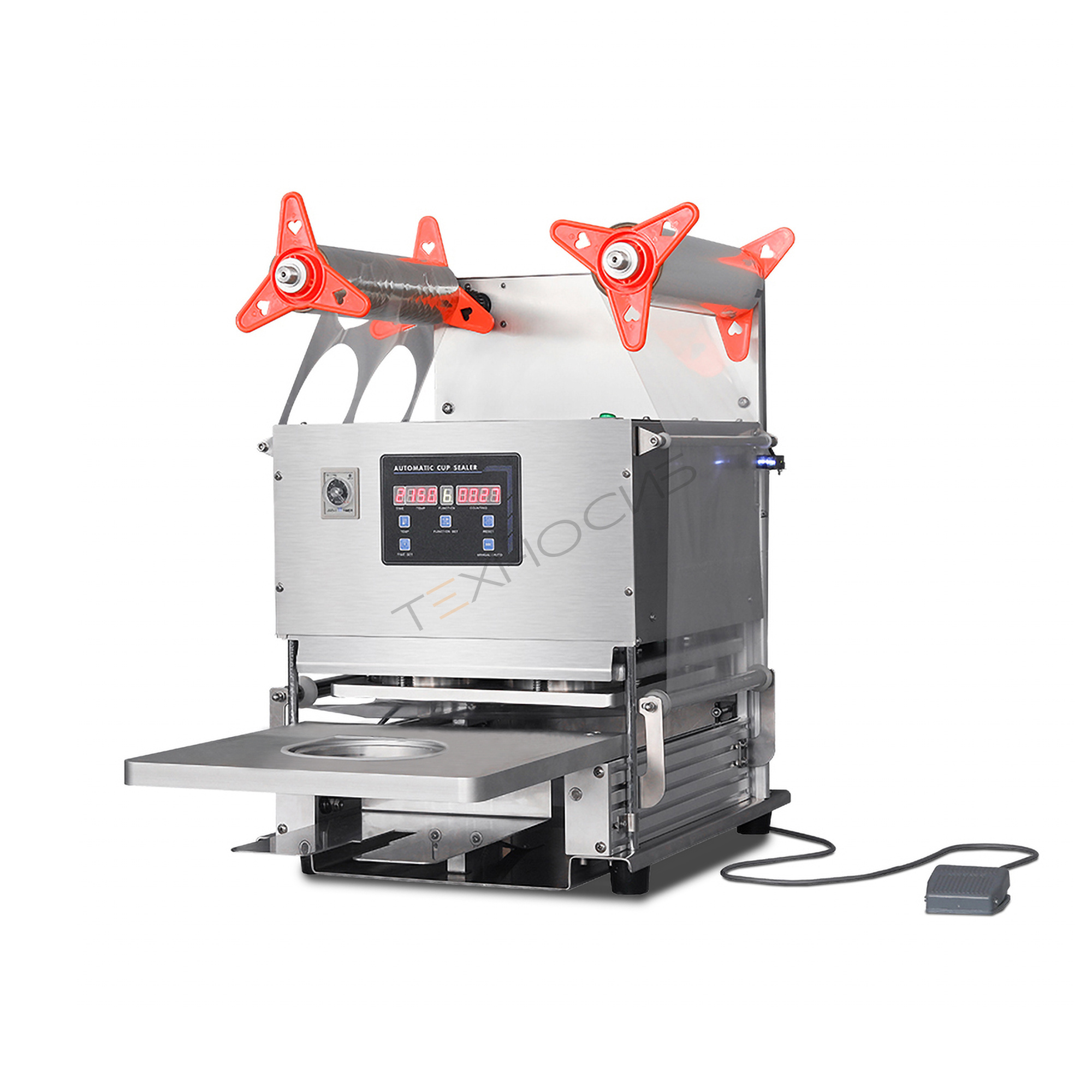 Автоматический запайщик лотков HL-95A с газонаполнением (под стакан d 95 мм) Техно-Сиб - Купить с доставкой по всей России