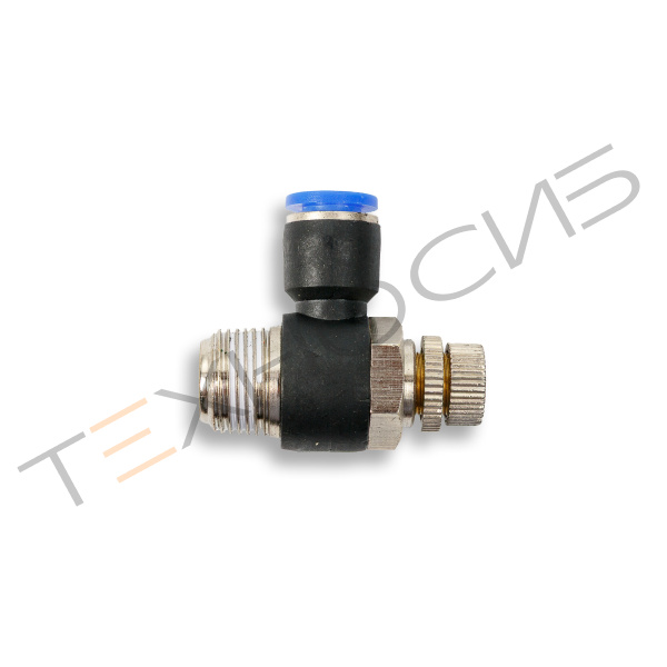 Фитинг с дросселем от пневмоцилиндра LPF-1000T (G3/8, 8 мм) Техно-Сиб - Купить с доставкой по всей России 