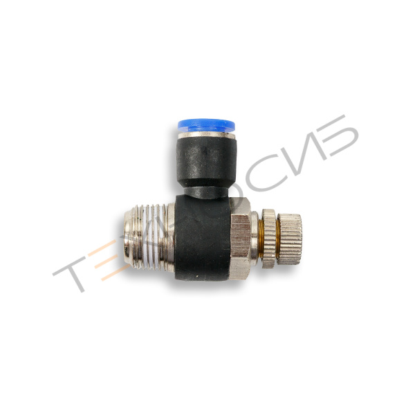 Фитинг с дросселем от пневмоцилиндра LPF-1000T (G3/8, 8 мм) Техно-Сиб - Купить с доставкой по всей России