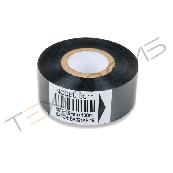 Термолента 25мм*100м (черная, Chineese type) LC1 Техно-Сиб - Купить с доставкой по всей России 