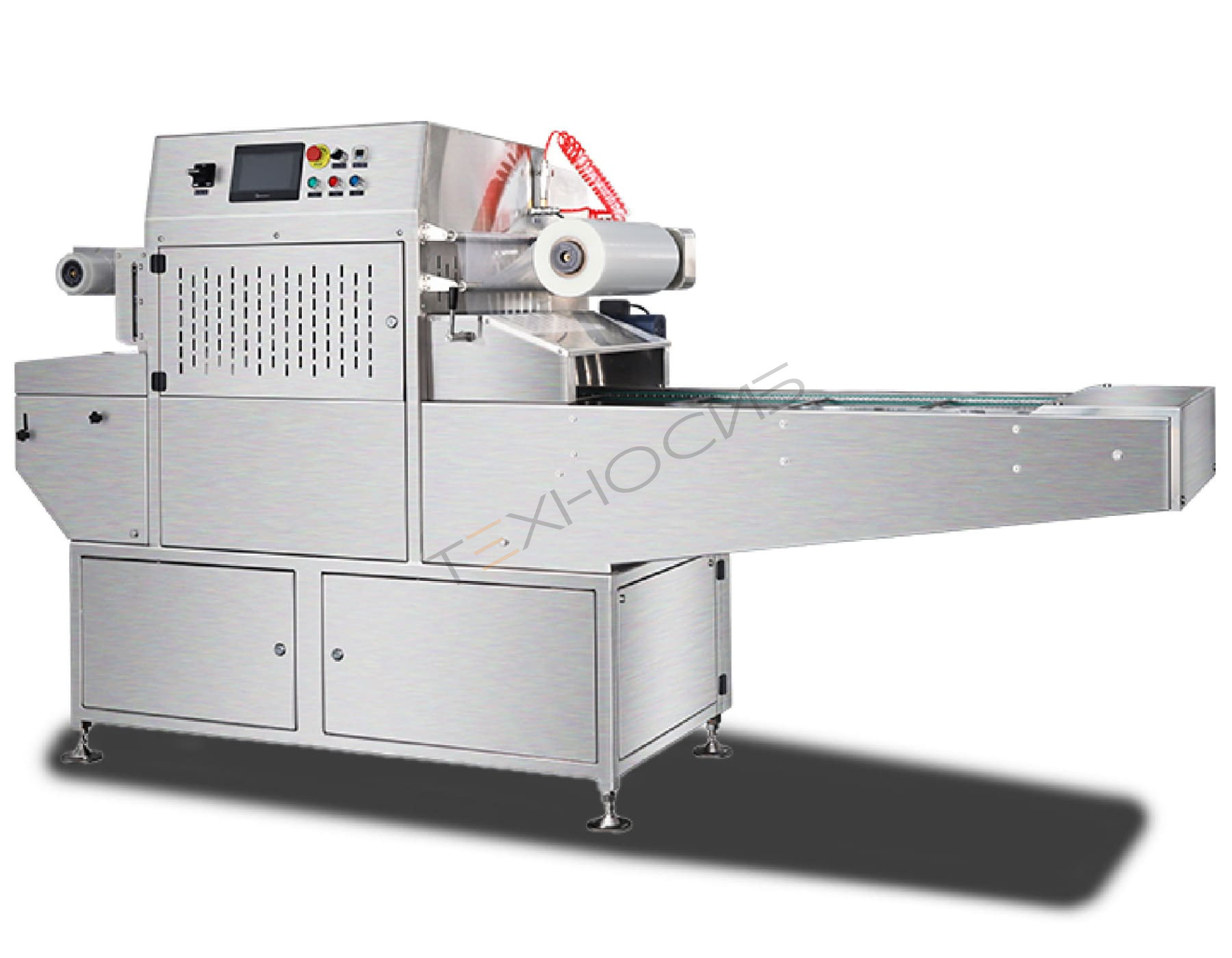 Автоматический запайщик лотков HVT-550A/6 V2 (187*137, нерж, скин, дв.ст.100м3/ч) с ф-ей в/у газ. Техно-Сиб - Купить с доставкой по всей России