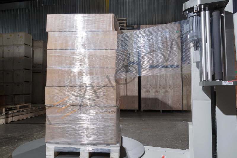 Паллетоупаковщик с моторизированной кареткой с престрейчем HL-1650 (Economical) Техно-Сиб - Купить с доставкой по всей России 10