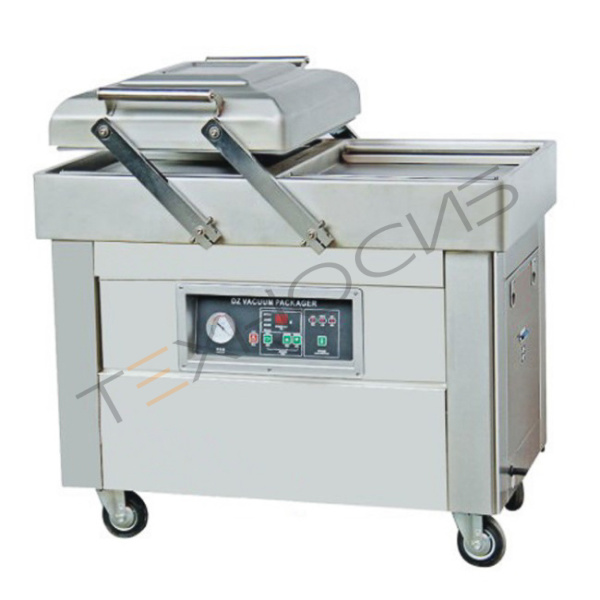 Напольная двухкамерная вакуум-упаковочная машина DZQ-400/2SB SS Техно-Сиб - Купить с доставкой по всей России