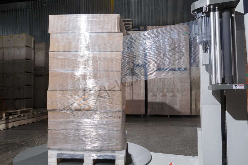 Паллетоупаковщик с моторизированной кареткой с престрейчем HL-1650 (Economical) Техно-Сиб - Купить с доставкой по всей России 10