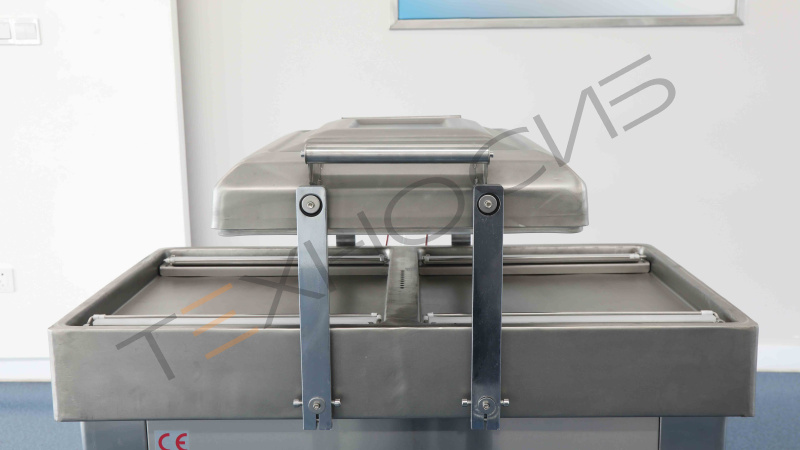Напольная двухкамерная вакуум-упаковочная машина DZ-400/2SB SS (нерж.) Техно-Сиб - Купить с доставкой по всей России 7