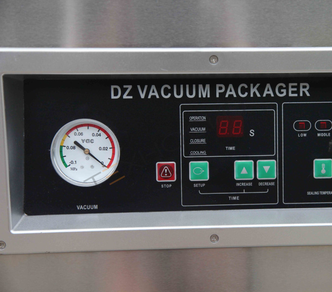Напольный вакуумный упаковщик DZQ-500/2F (нерж.) Техно-Сиб - Купить с доставкой по всей России 3