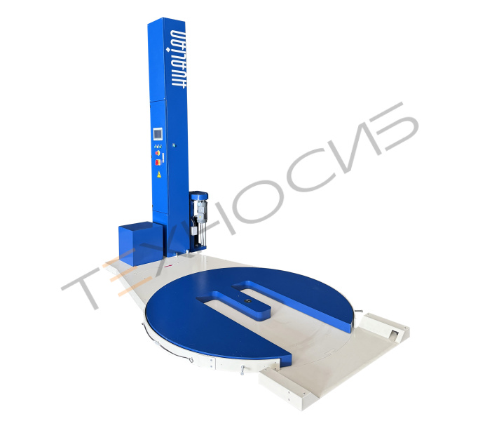 Паллетоупаковщик HL-1650F Pro с E-платформой с моторизированной кареткой с престрейчем Техно-Сиб - Купить с доставкой по всей России