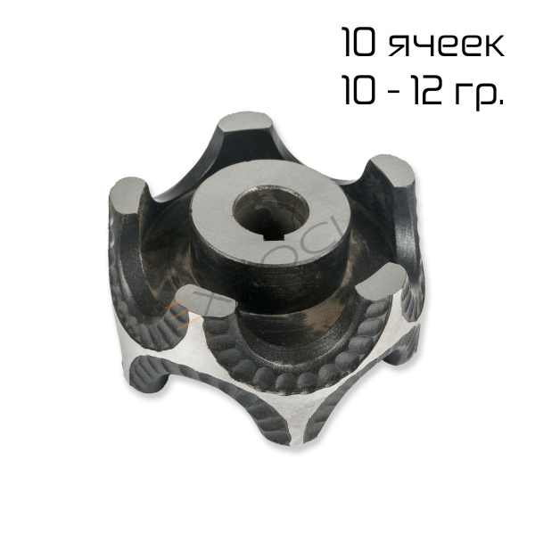 Матрица формующая для JGL-135-5B ( 10 ячеек 10-12 гр.,100*52*10, волнистый край) Техно-Сиб - Купить с доставкой по всей России 