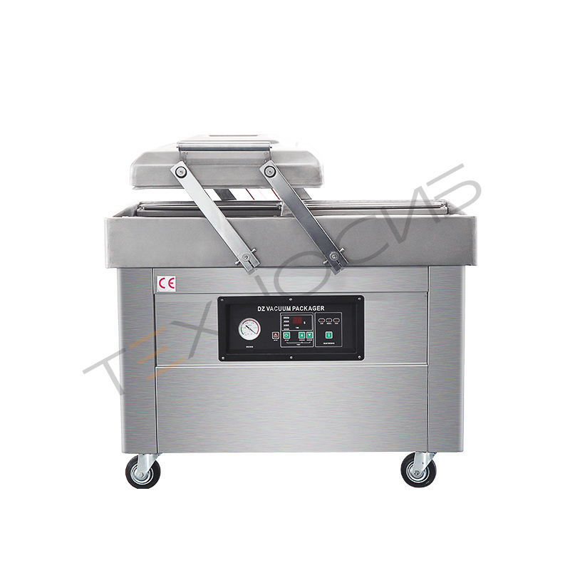 Напольная двухкамерная вакуум-упаковочная машина DZ-400/2SB SS (нерж.) Техно-Сиб - Купить с доставкой по всей России