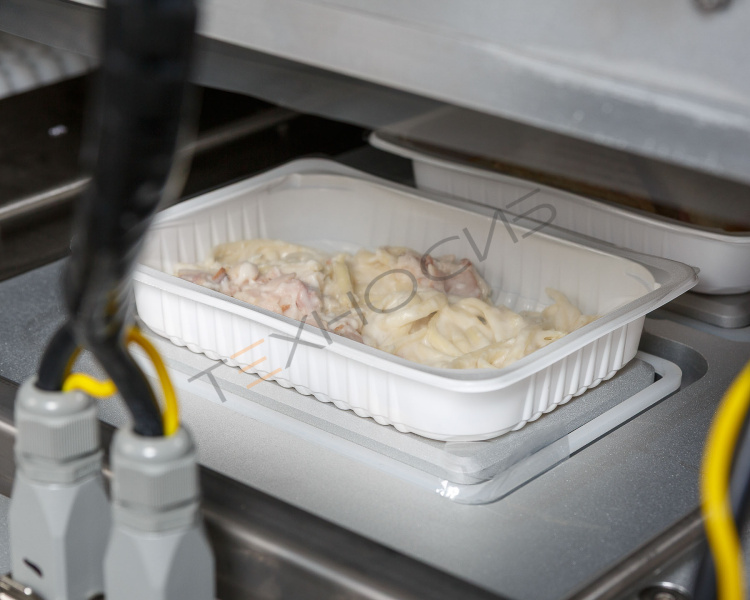 Автоматический запайщик лотков с функцией вакуумной газации HVT-450A/2 V2 (нерж., лоток 187*137) Техно-Сиб - Купить с доставкой по всей России 6