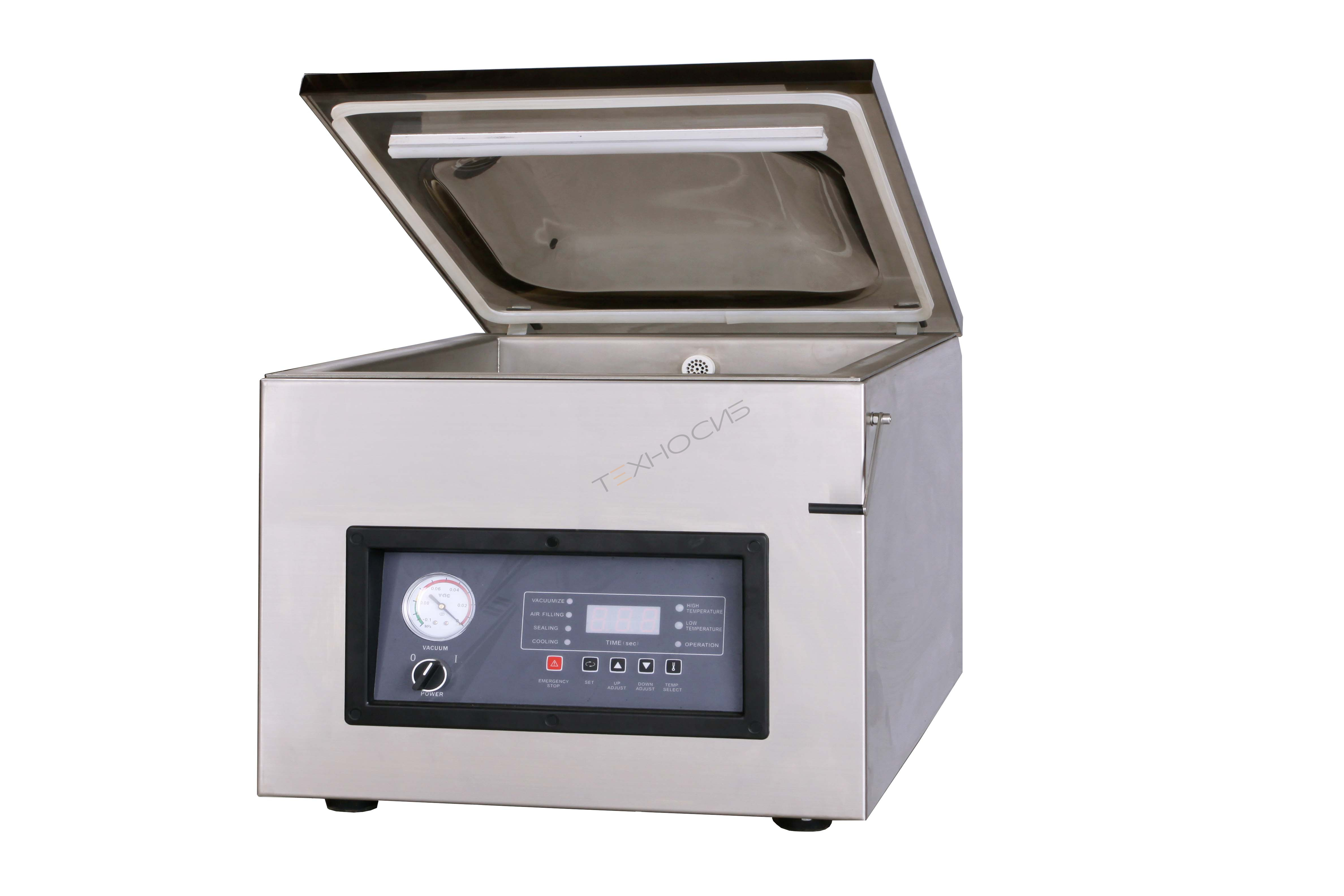 Настольный вакуумный упаковщик DZQ-400/T (нерж., газ) Техно-Сиб - Купить с доставкой по всей России
